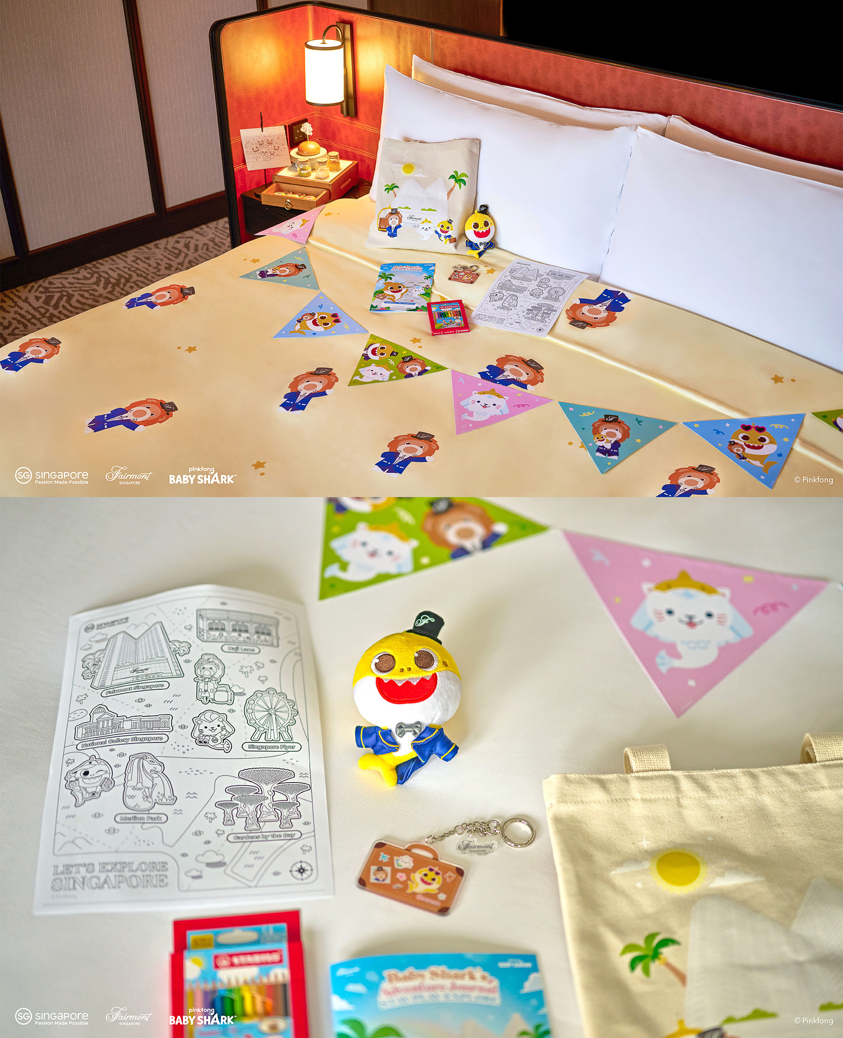 Baby Shark Fairmont Singapore collaboration