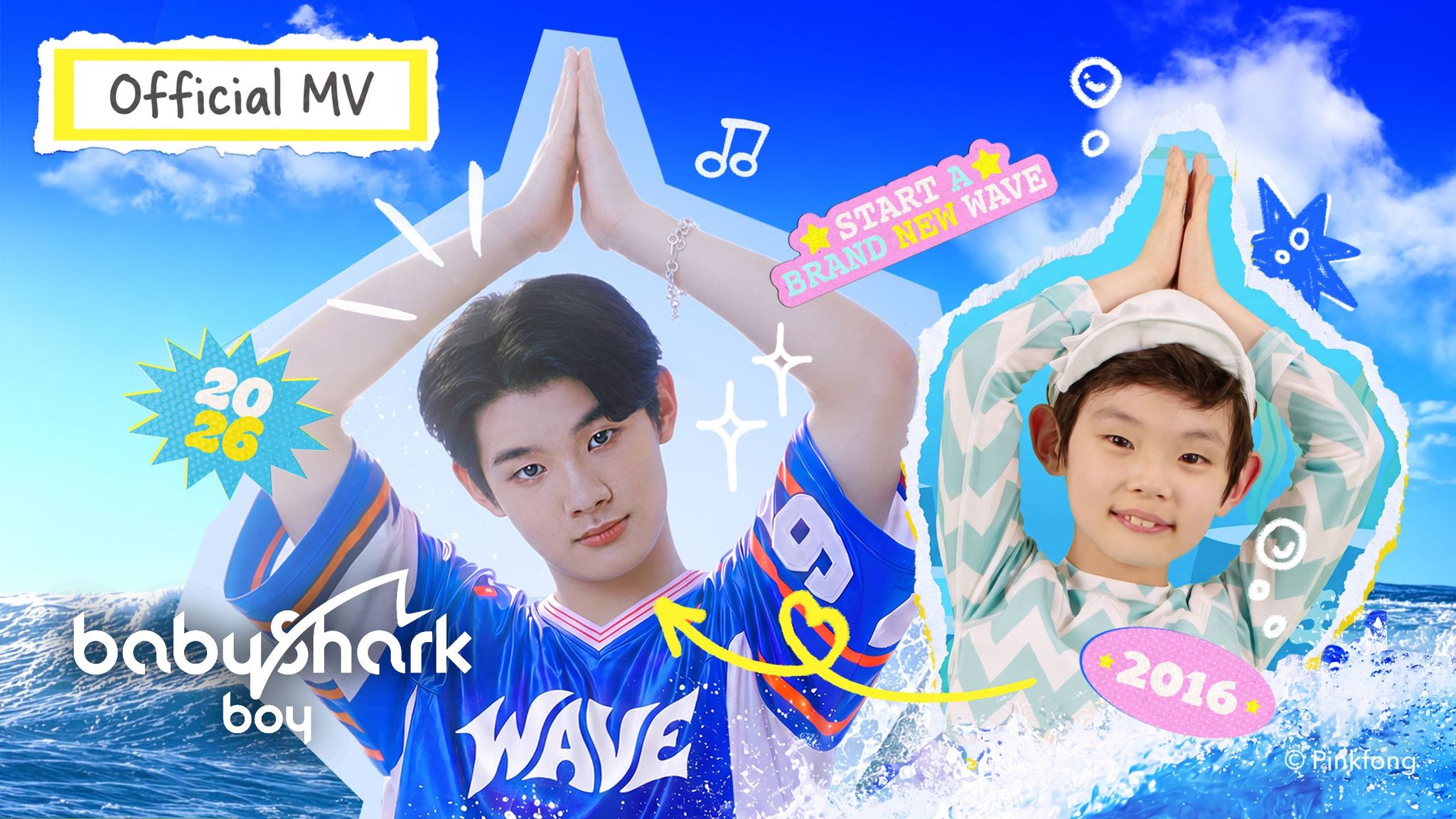 ベイビーシャークボーイ 1stシングル WAVE