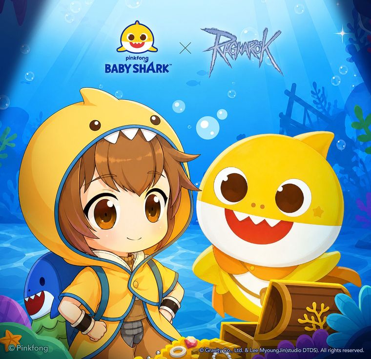 Pinkfong Baby Shark x Ragnarok collaboration